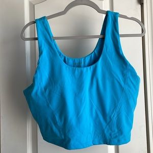 BuffBunny Turquoise Crystal Crop XXL